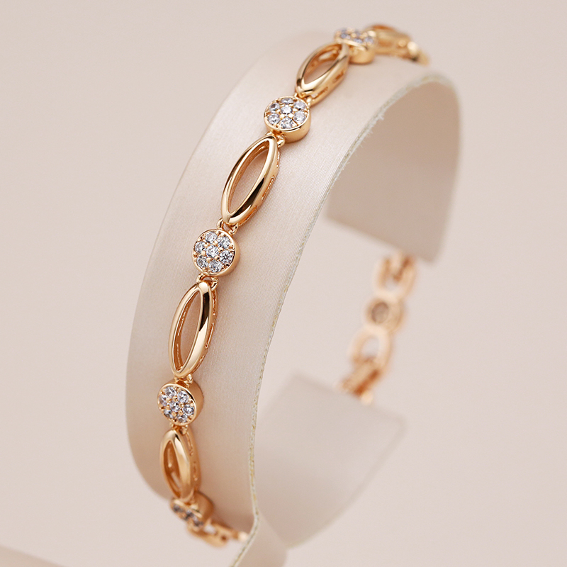 Stylisches vergoldetes Zirkonia-Armband in eleganter Ausführung