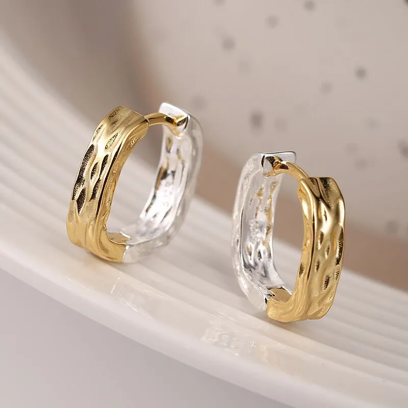 Luxuriöse goldene und silberne Ohringe für jeden Anlass