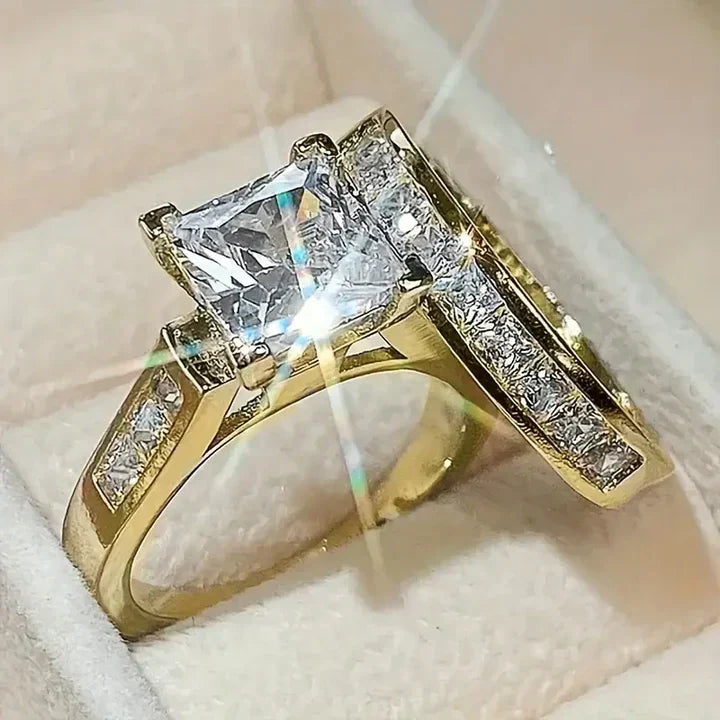 Faszinierendes Vintage-Ring-Set mit glänzendem Finish