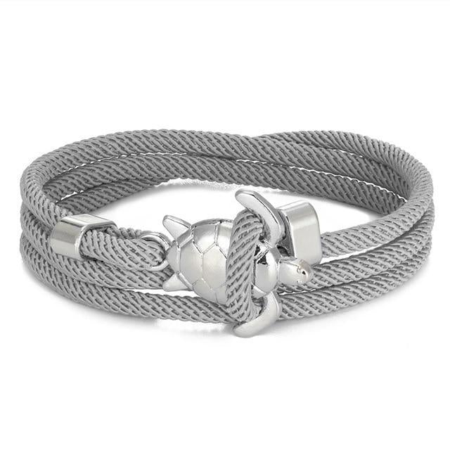Einzigartiges handgefertigtes Armband mit Meeresschildkröten-Motiv
