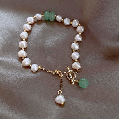 Schimmerndes Abenteuerarmband mit Meeresperlen