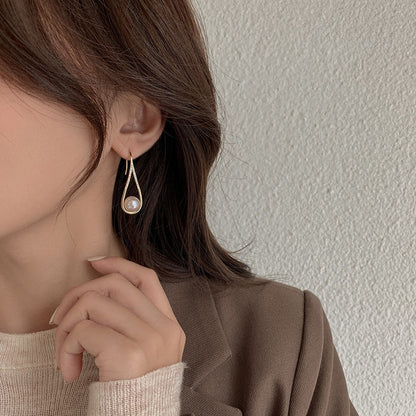Elegante Roségold-Perlenohrringe für einen strahlenden Look