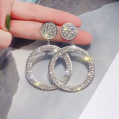 Wunderschöne Zirkonia-Ohrringe in edlem Gold und Silber