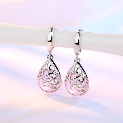Elegante Baum des Lebens Ohrringe aus echtem 925er Sterling Silber