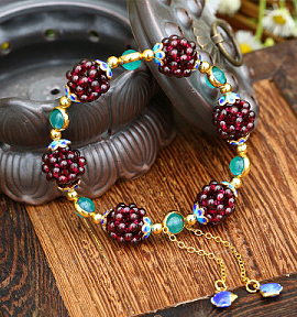 Elegantes Granada Naturstein-Armband