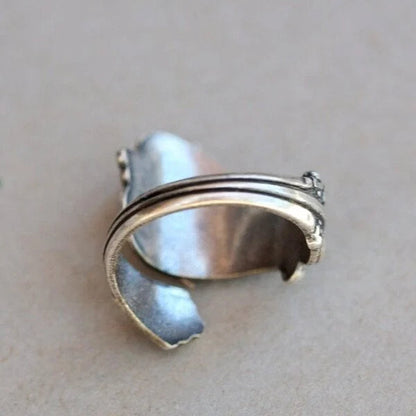 Anpassbarer Eulenlöffelring – Der perfekte Schmuck für Tierliebhaber!