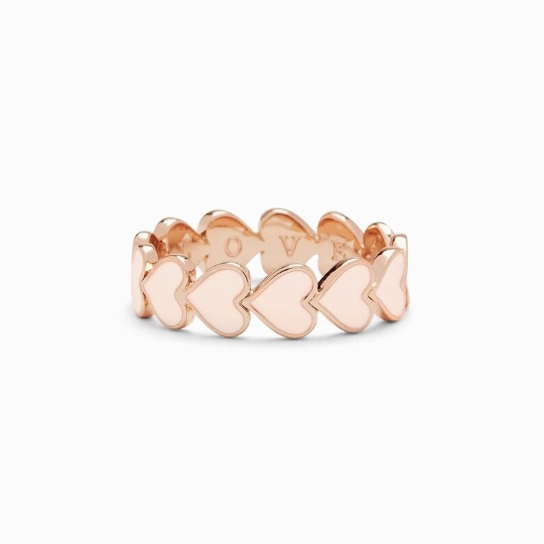 Eleganter Goldherzring