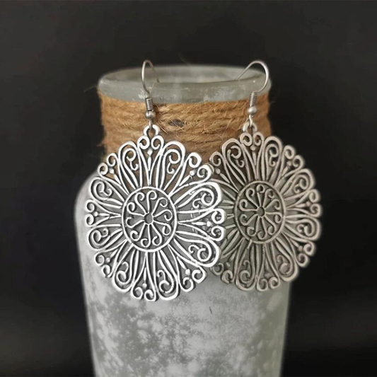 Bohemian Vintage Mandala Ohrringe