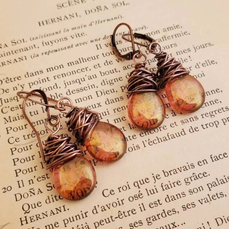 Galaktische Kristallohrringe