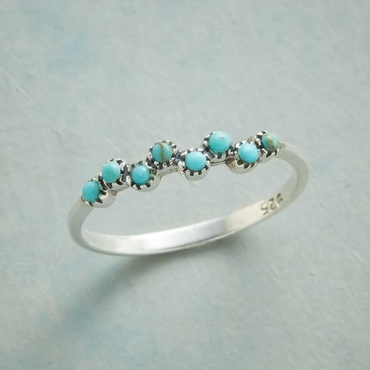Eleganter Türkis Vintage Ring