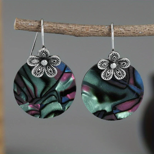 Fascinating Vintage Earrings in Vibrant Colors