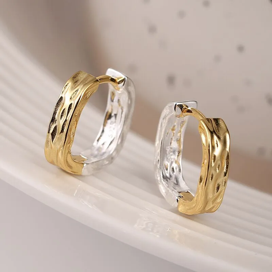 Luxuriöse goldene und silberne Ohringe für jeden Anlass