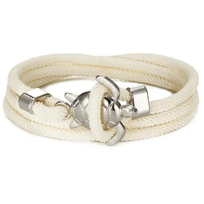 Einzigartiges handgefertigtes Armband mit Meeresschildkröten-Motiv